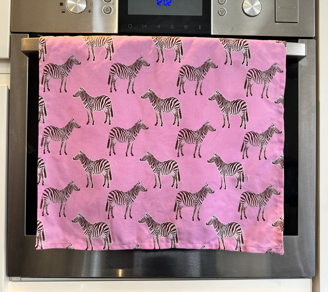 Zebra Tea Towel