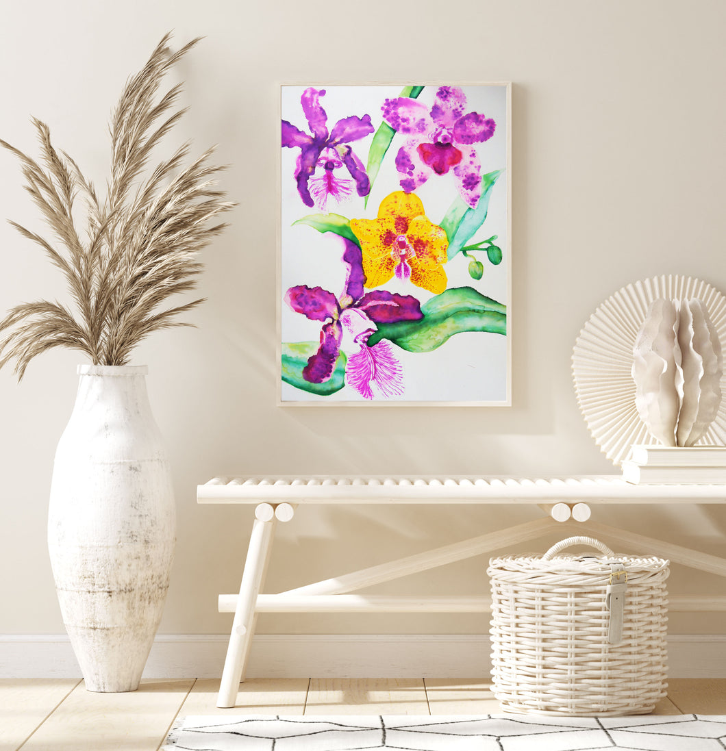 Orchid Art Print